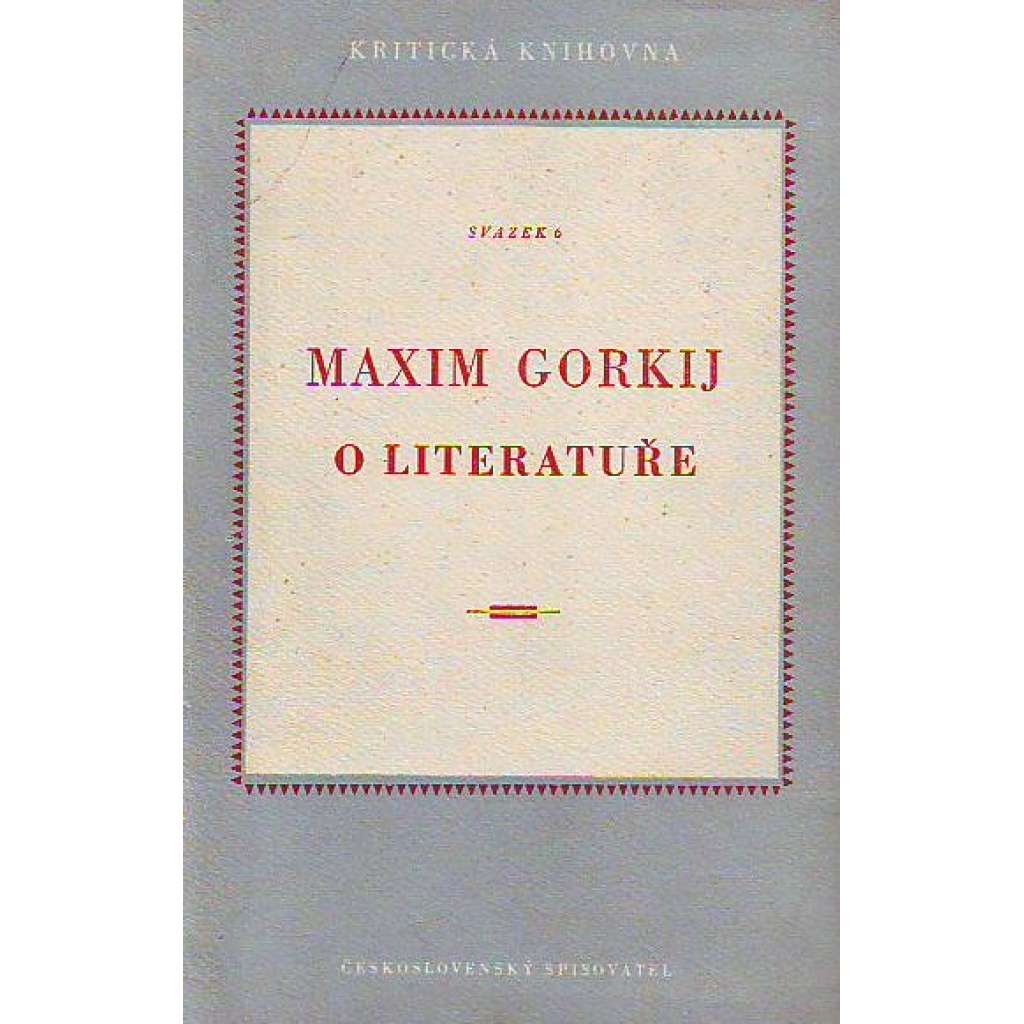 O literatuře (Maxim Gorkij)
